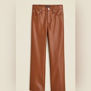 J.Crew Slim wide-leg pant in faux leather Size 26